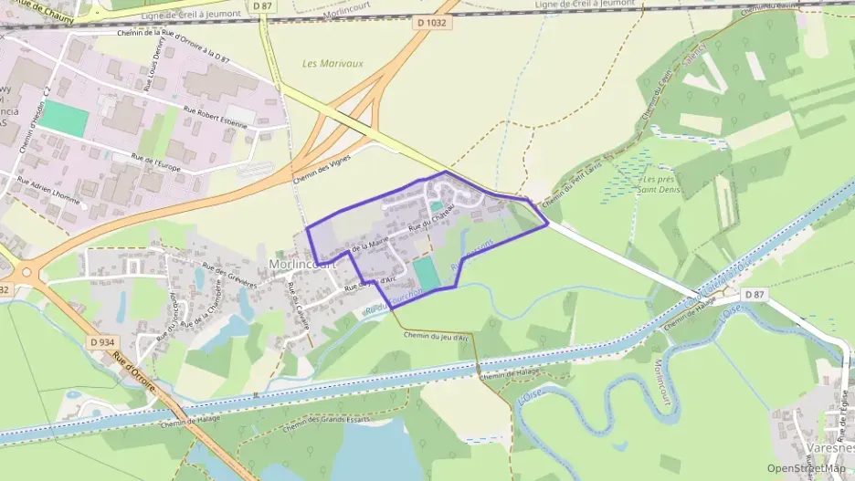 Maison 120 m² quatre pièces à vendre à Morlincourt Maison 120 m² quatre pièces à vendre à Morlincourt