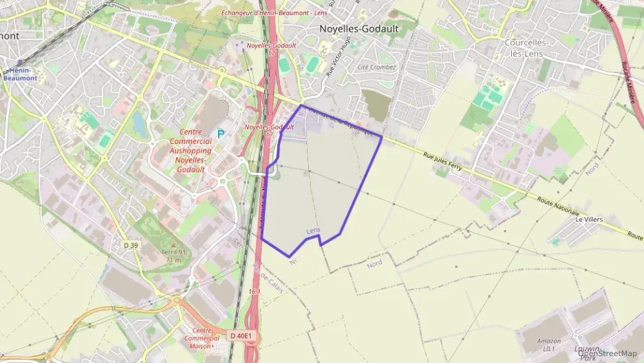 Maison 102 m² quatre pièces à vendre à Noyelles-Godault