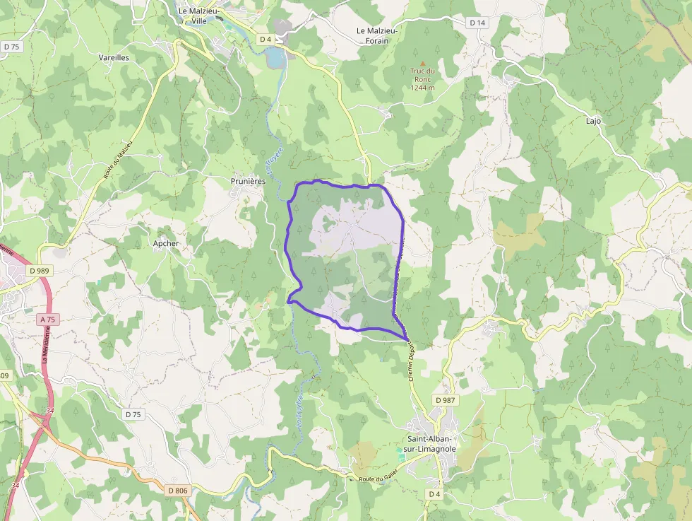 Maison 100 m² quatre pièces à vendre à Saint-Alban-sur-Limagnole