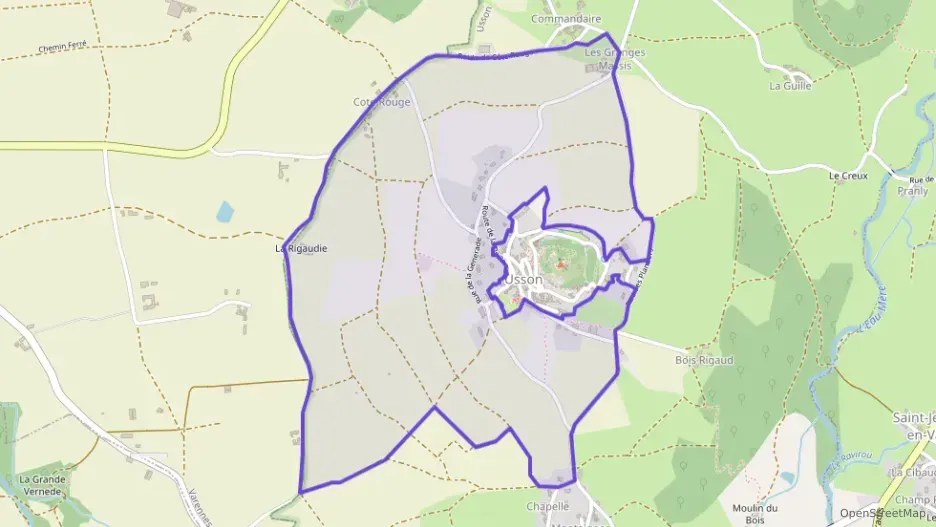 Maison 80 m² quatre pièces à vendre à Usson Maison 80 m² quatre pièces à vendre à Usson