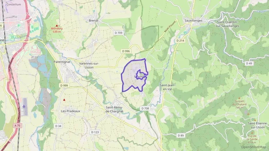 Maison 80 m² quatre pièces à vendre à Usson Maison 80 m² quatre pièces à vendre à Usson