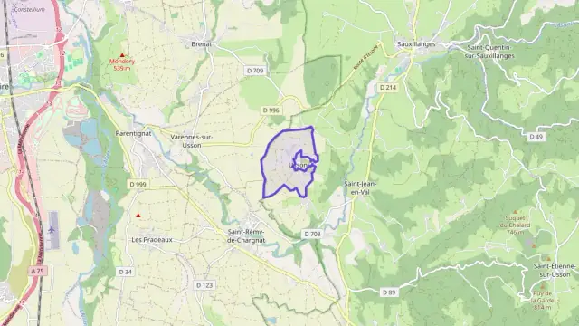 Maison 80 m² quatre pièces à vendre à Usson