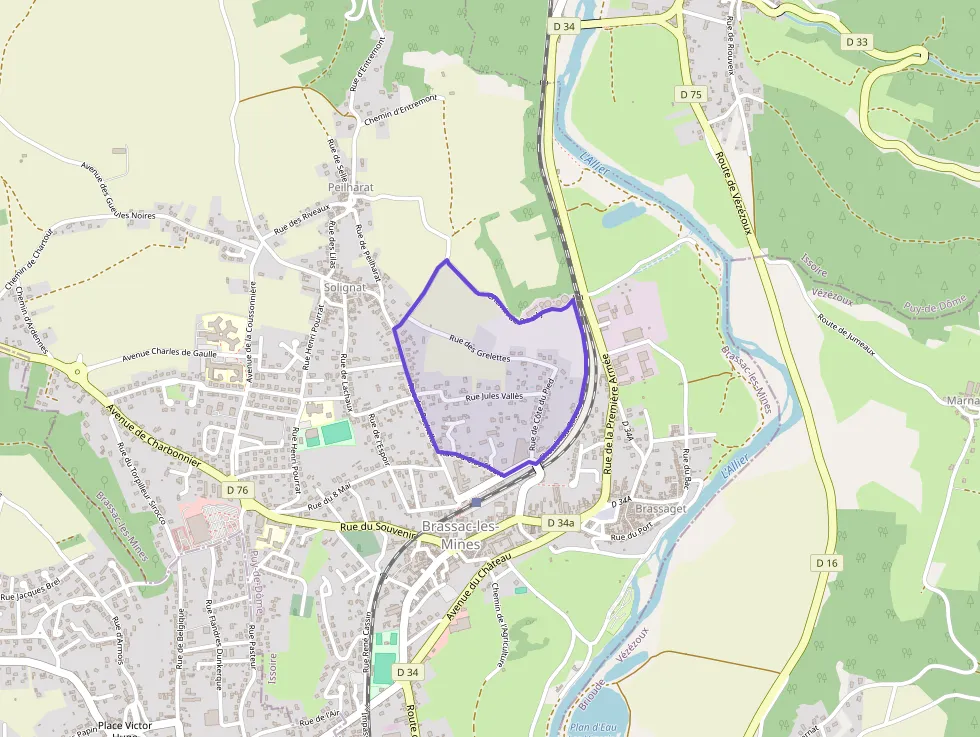 Maison 80 m² quatre pièces à vendre à Brassac-les-Mines