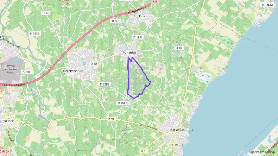 Maison 60 m² trois pièces à vendre à Pomérols