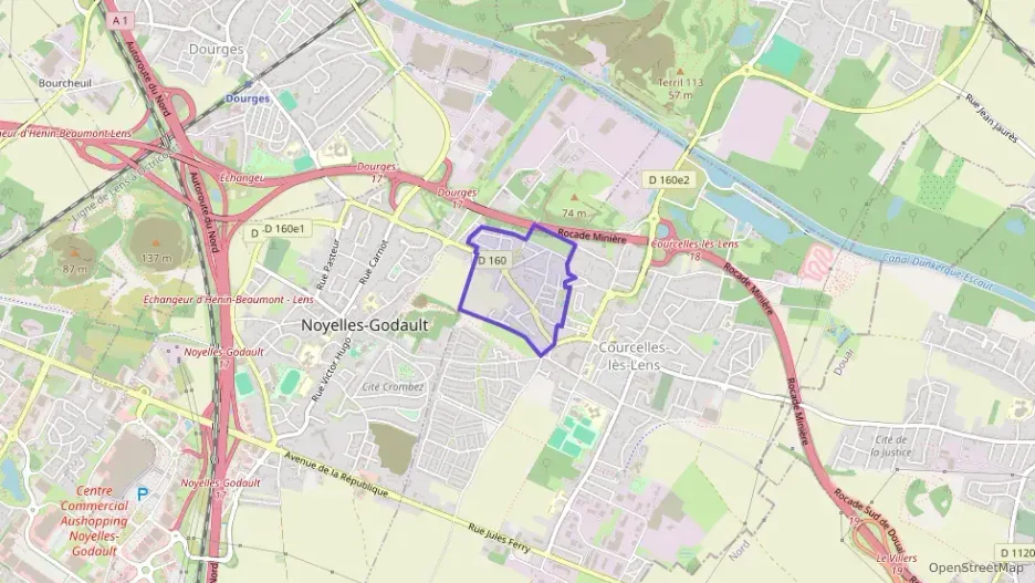 Maison 91 m² cinq pièces à vendre à Courcelles-lès-Lens