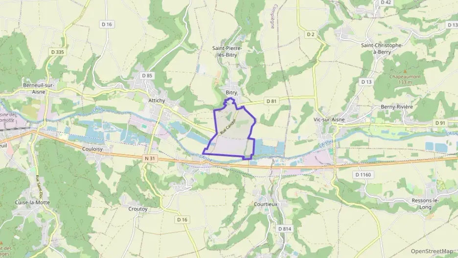 Maison 59 m² quatre pièces à vendre à Bitry