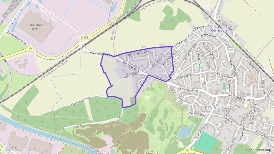 Maison 92 m² cinq pièces à vendre à Évin-Malmaison