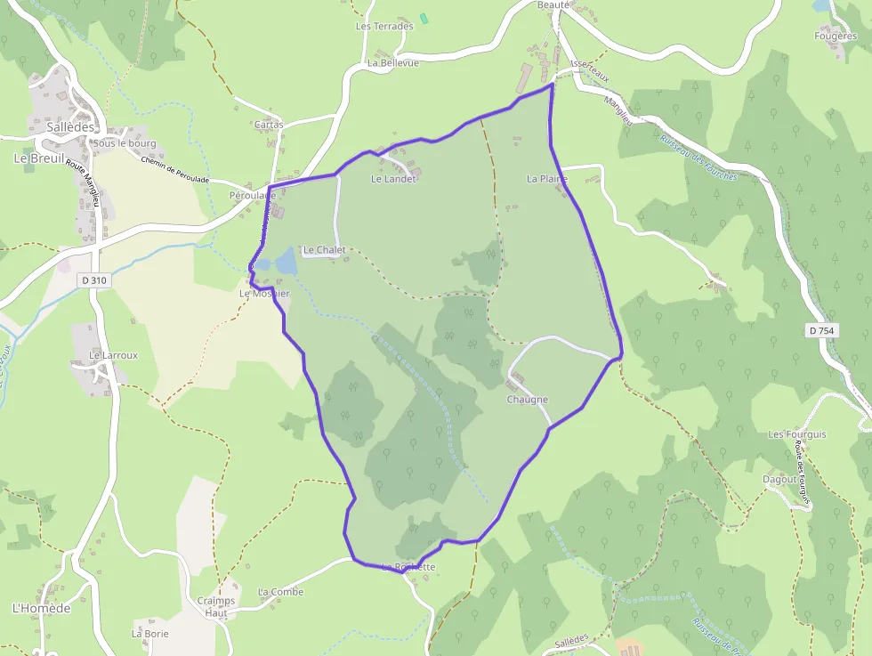 Maison 67 m² quatre pièces à vendre à Sallèdes