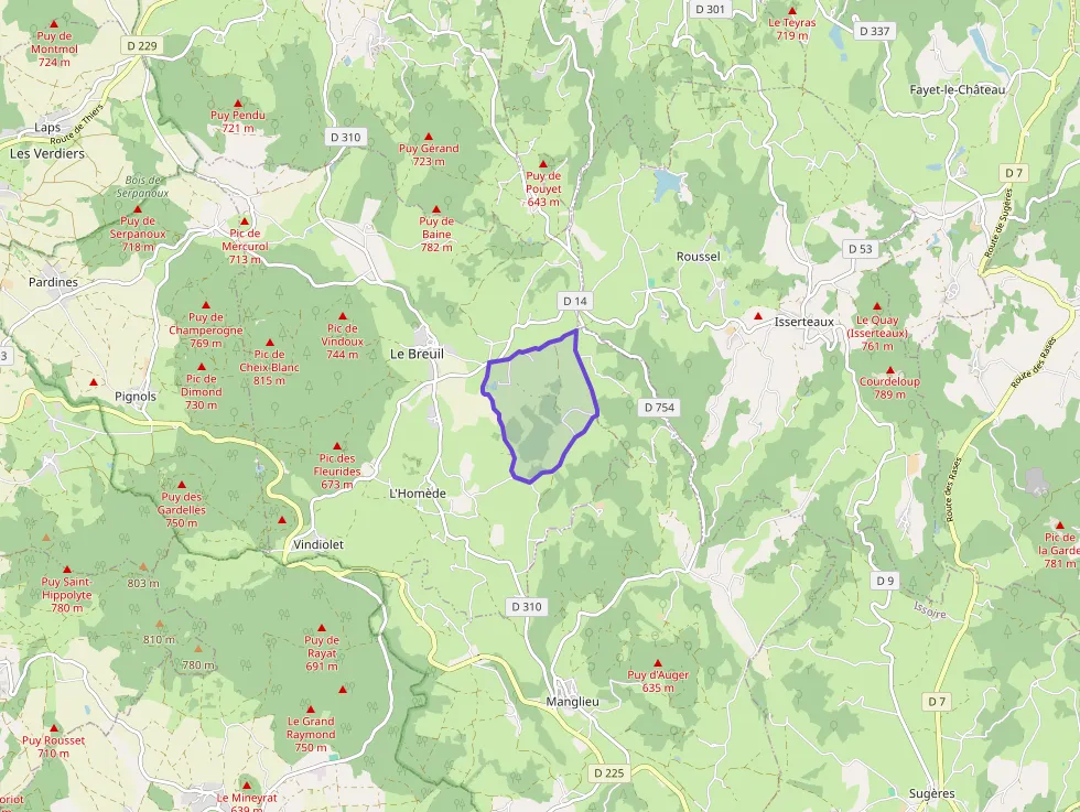 Maison 67 m² quatre pièces à vendre à Sallèdes