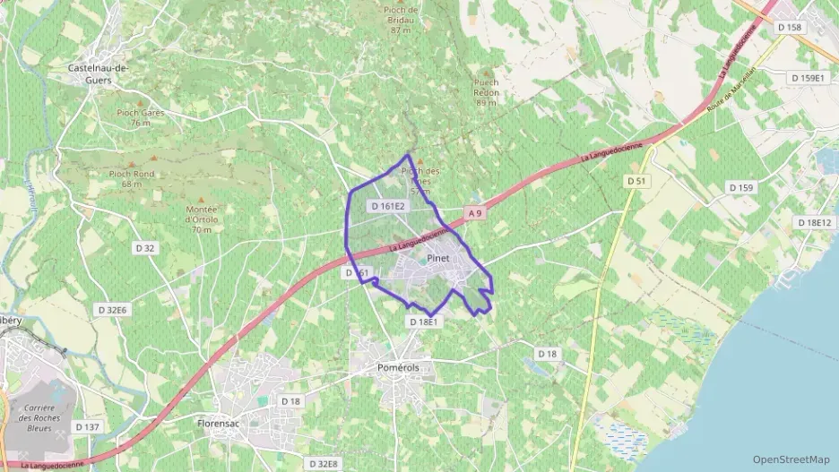 Maison 85 m² quatre pièces à vendre à Pinet Maison 85 m² quatre pièces à vendre à Pinet