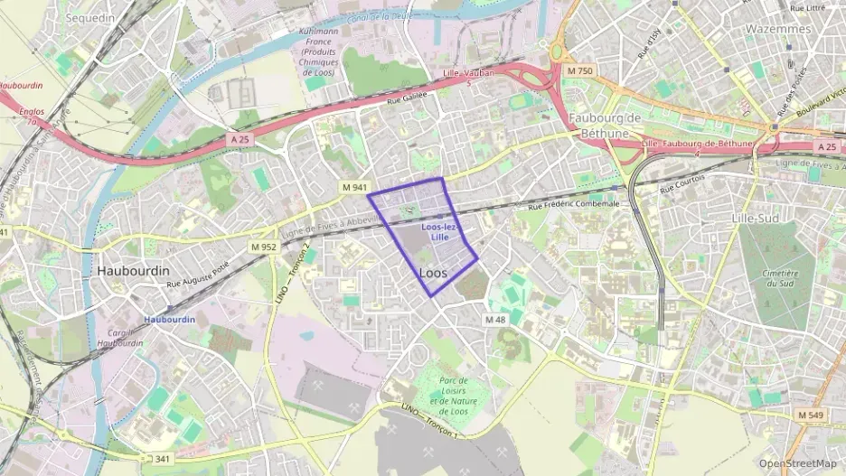 Maison 70 m² quatre pièces à vendre à Loos