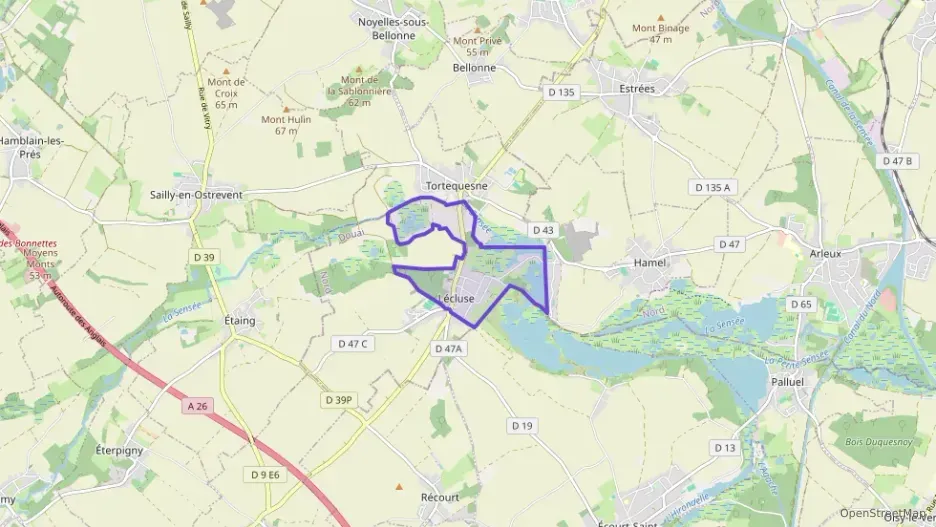Maison 90 m² quatre pièces à vendre à Lécluse
