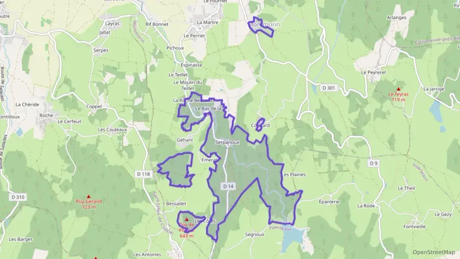 Maison 83 m² six pièces à vendre à Montmorin