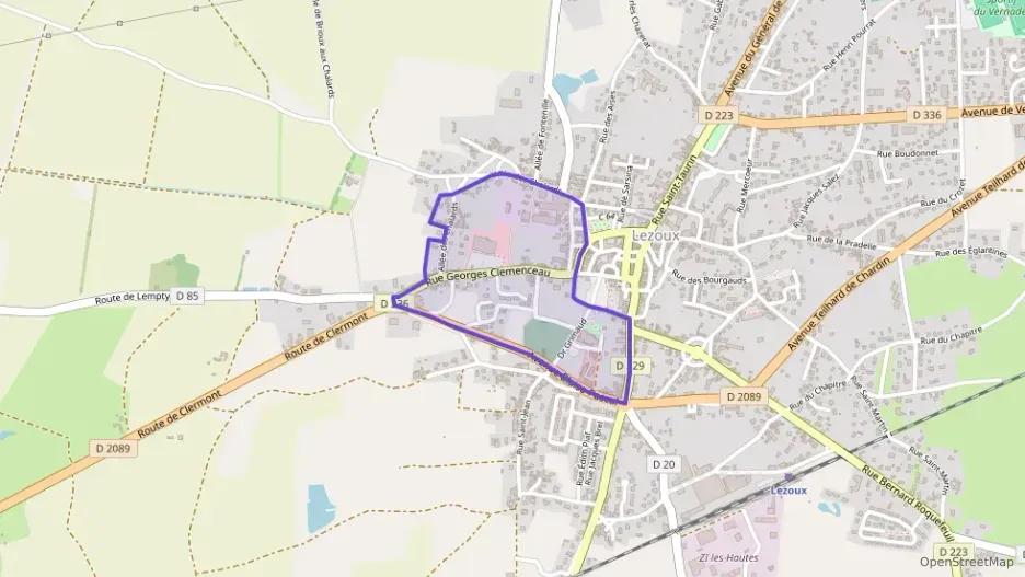 Maison 65 m² trois pièces à vendre à Lezoux