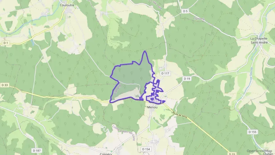 Maison 75 m² deux pieces à vendre à Menou Maison 75 m² deux pieces à vendre à Menou