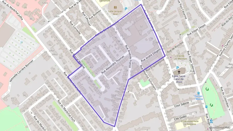 Maison 89 m² cinq pièces à vendre à Faches-Thumesnil