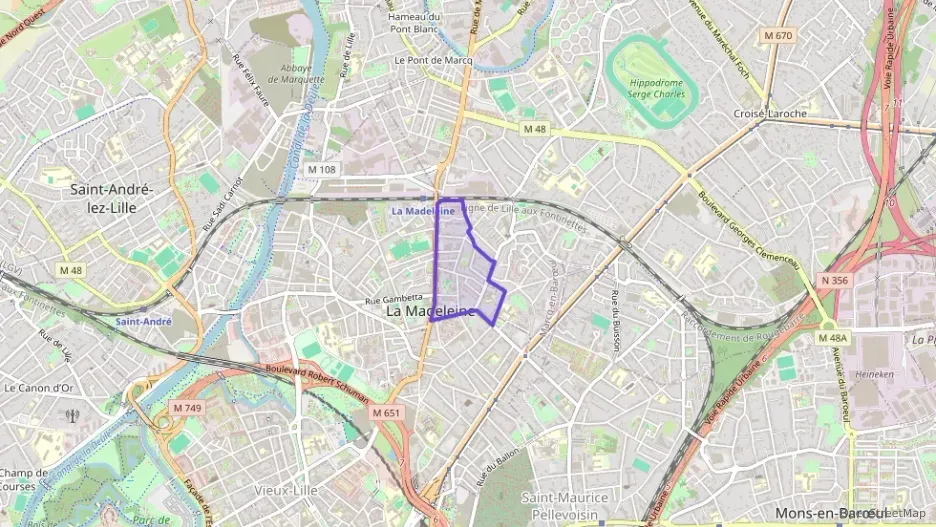 Maison 82 m² quatre pièces à vendre à La Madeleine