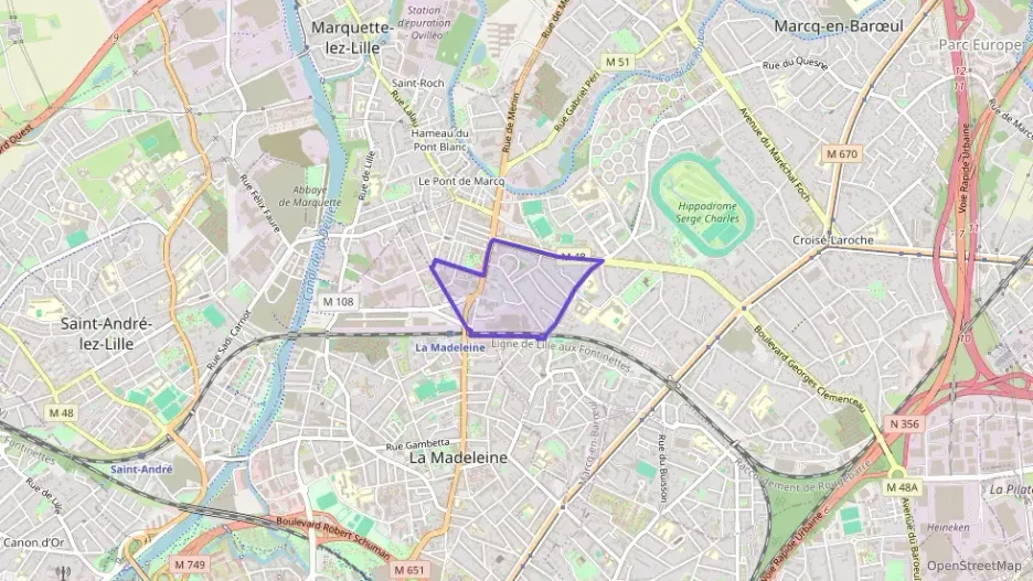 Maison 85 m² cinq pièces à vendre à Marcq-en-Barœul