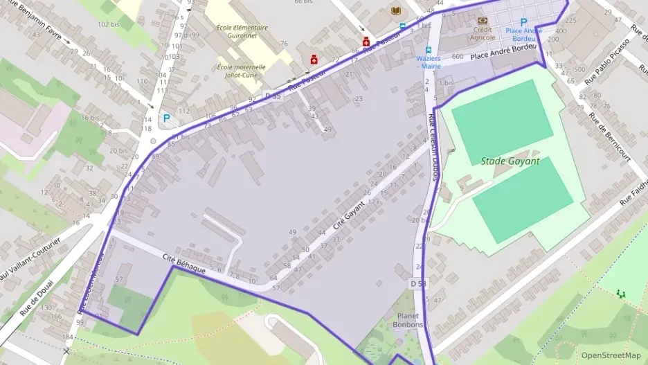 Maison 75 m² quatre pièces à vendre à Waziers