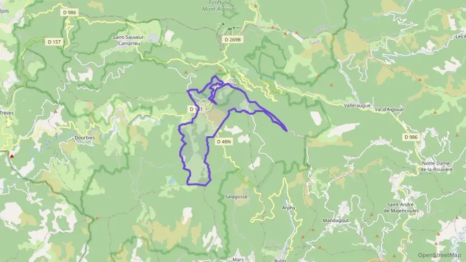 Maison 60 m² quatre pièces à vendre à Dourbies Maison 60 m² quatre pièces à vendre à Dourbies