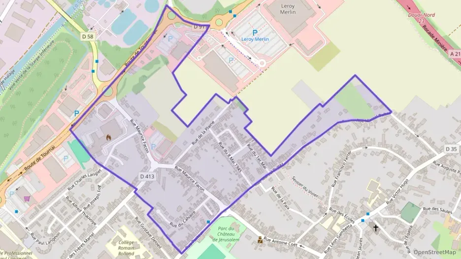 Maison 68 m² quatre pièces à vendre à Waziers Maison 68 m² quatre pièces à vendre à Waziers