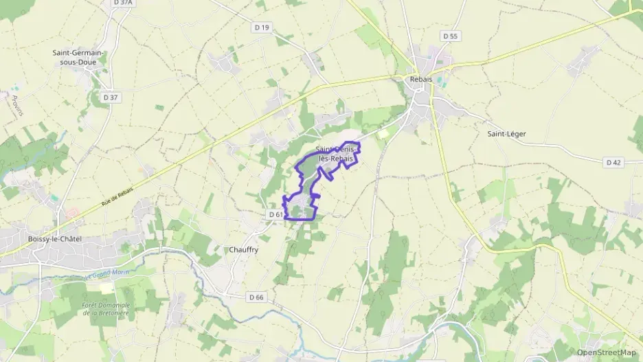 Maison 73 m² quatre pièces à vendre à Saint-Denis-lès-Rebais