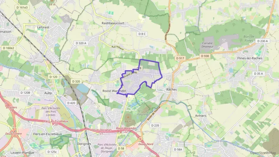 Maison 95 m² quatre pièces à vendre à Roost-Warendin