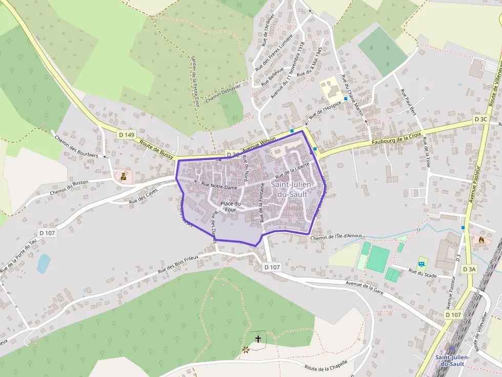 Maison 75 m² quatre pièces à vendre à Saint-Julien-du-Sault