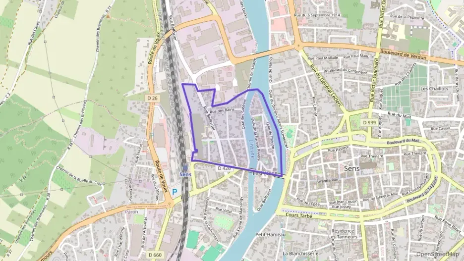 Maison 70 m² quatre pièces à vendre à Sens