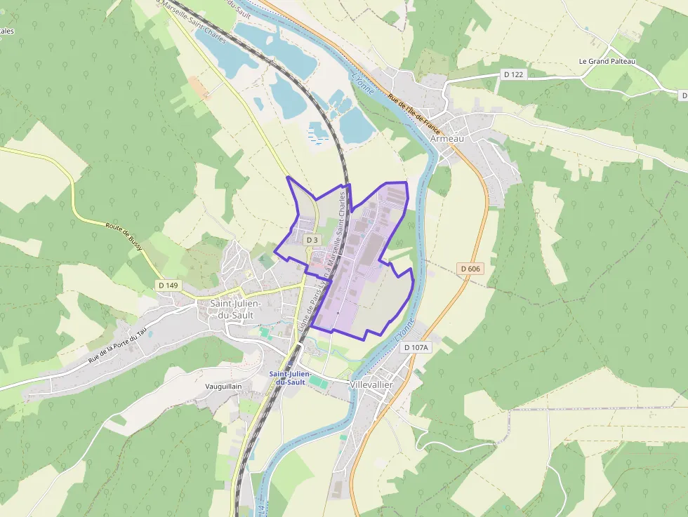 Maison 83 m² quatre pièces à vendre à Saint-Julien-du-Sault