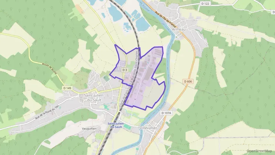 Maison 83 m² quatre pièces à vendre à Saint-Julien-du-Sault