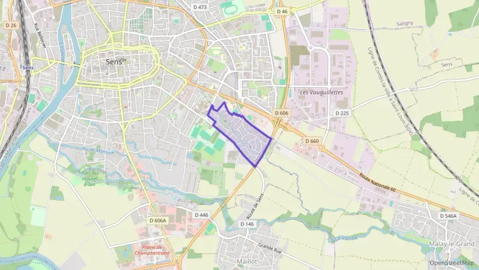 Maison 70 m² quatre pièces à vendre à Sens