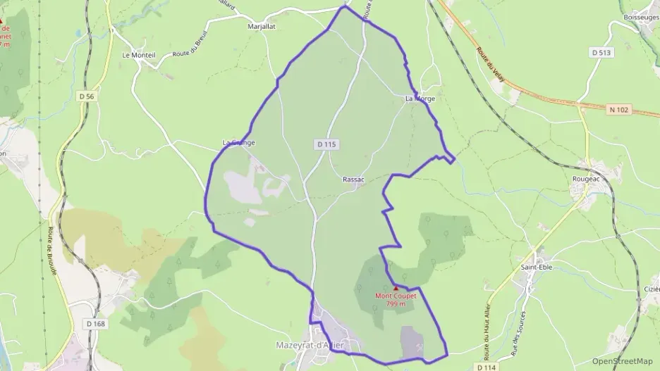 Maison 61 m² trois pièces à vendre à Mazeyrat-d`Allier