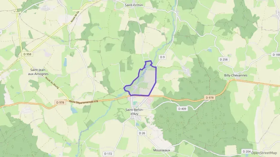 Maison 119 m² six pièces à vendre à Saint-Benin-d`Azy