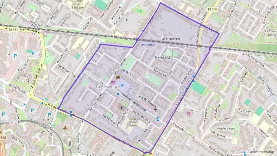 Maison 76 m² quatre pièces à vendre à Villeneuve-d`Ascq