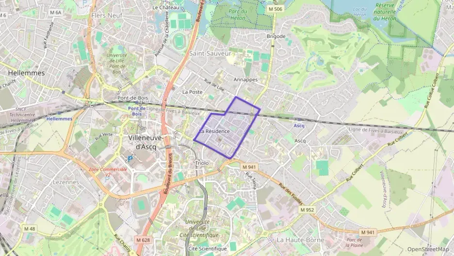 Maison 76 m² quatre pièces à vendre à Villeneuve-d`Ascq