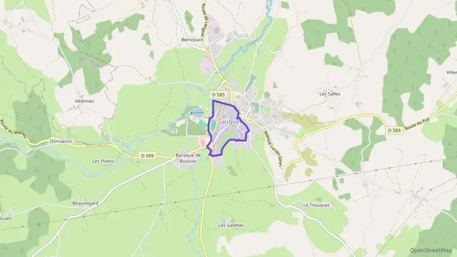 Maison 85 m² six pièces à vendre à Saugues