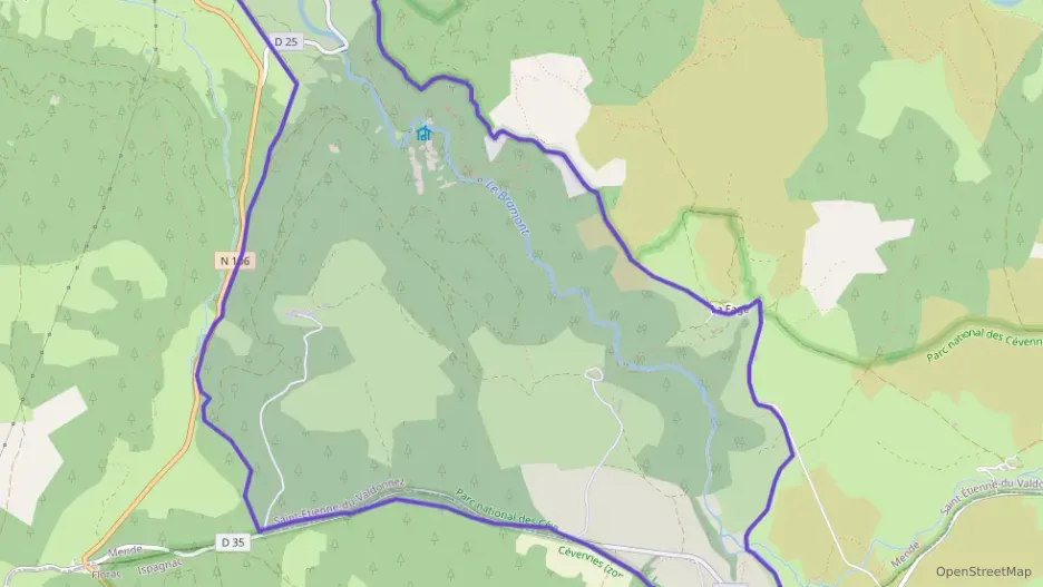 Maison 60 m² trois pièces à vendre à Saint-Étienne-du-Valdonnez Maison 60 m² trois pièces à vendre à Saint-Étienne-du-Valdonnez