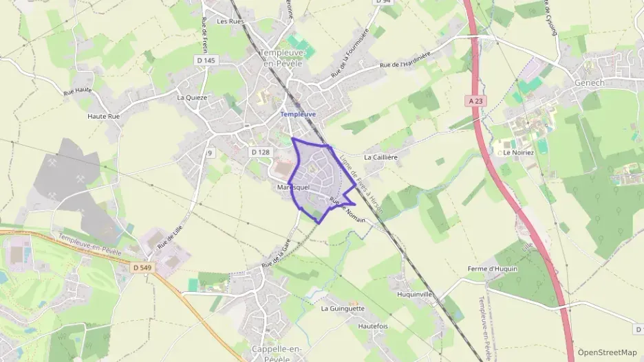 Maison 73 m² cinq pièces à vendre à Templeuve-en-Pévèle