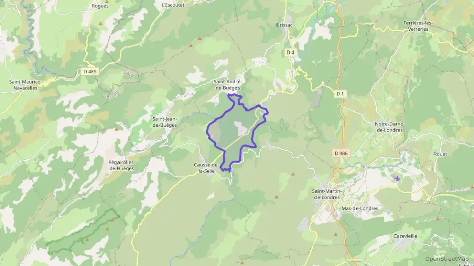 Maison 86 m² quatre pièces à vendre à Causse-de-la-Selle