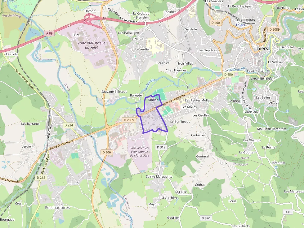 Maison 93 m² quatre pièces à vendre à Thiers