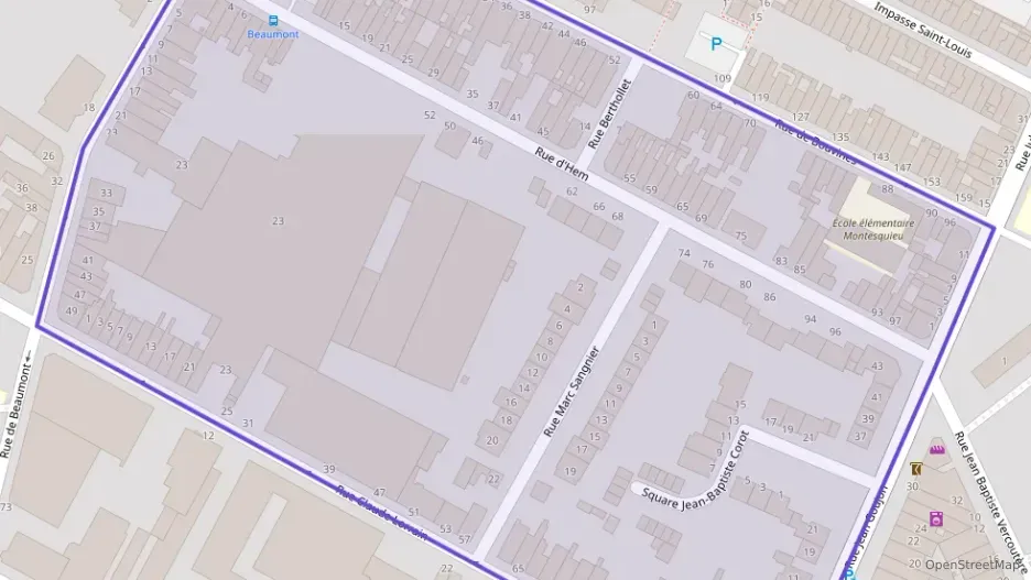 Maison 95 m² six pièces à vendre à Roubaix