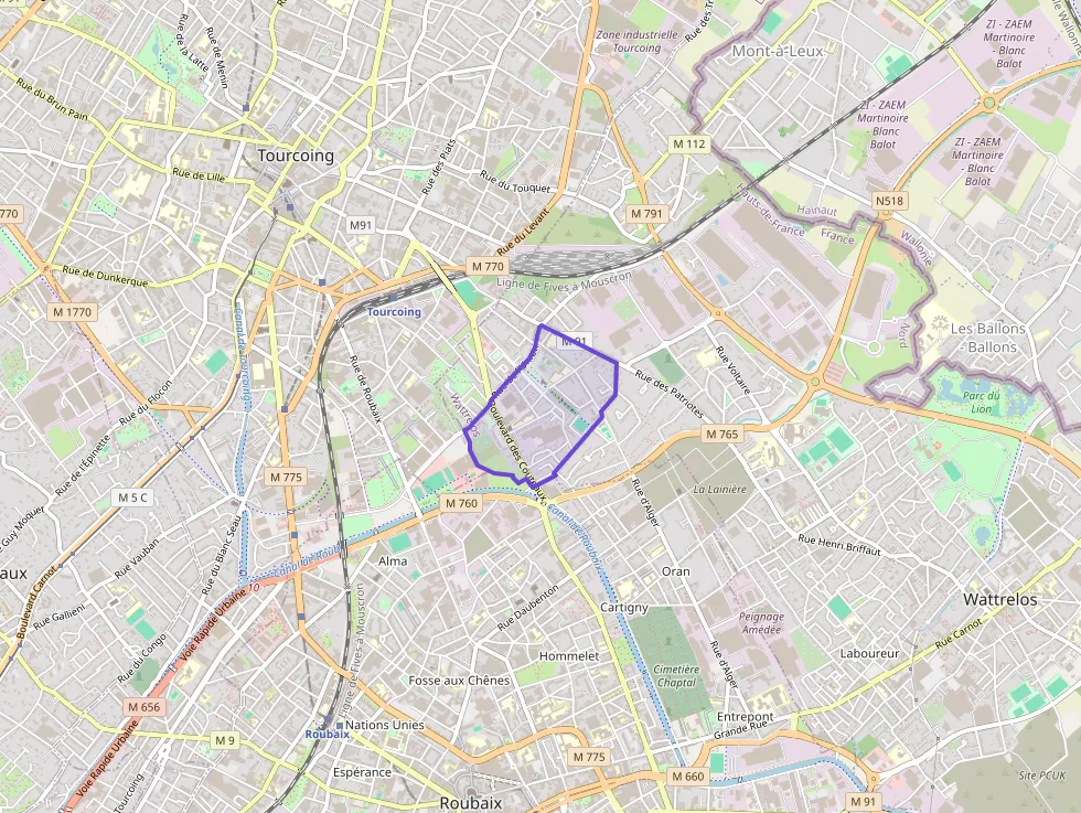 Maison 61 m² quatre pièces à vendre à Wattrelos