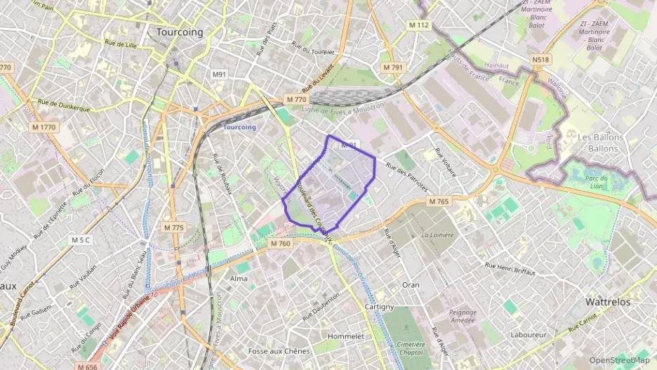 Maison 61 m² quatre pièces à vendre à Wattrelos Maison 61 m² quatre pièces à vendre à Wattrelos