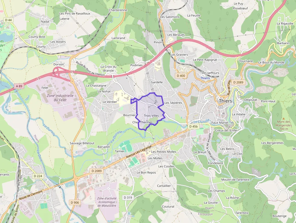 Maison 106 m² quatre pièces à vendre à Thiers