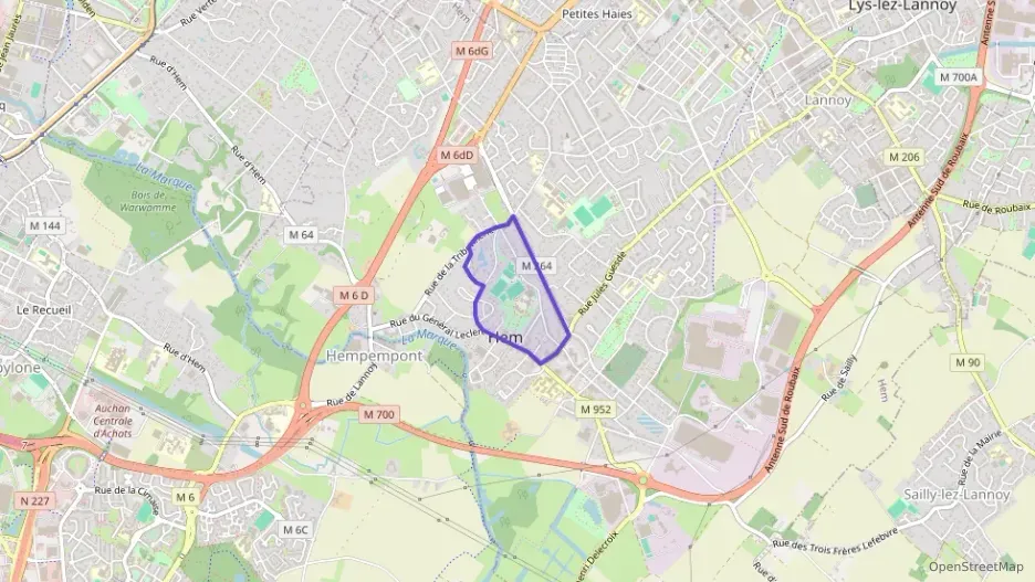 Maison 130 m² six pièces à vendre à Hem Maison 130 m² six pièces à vendre à Hem