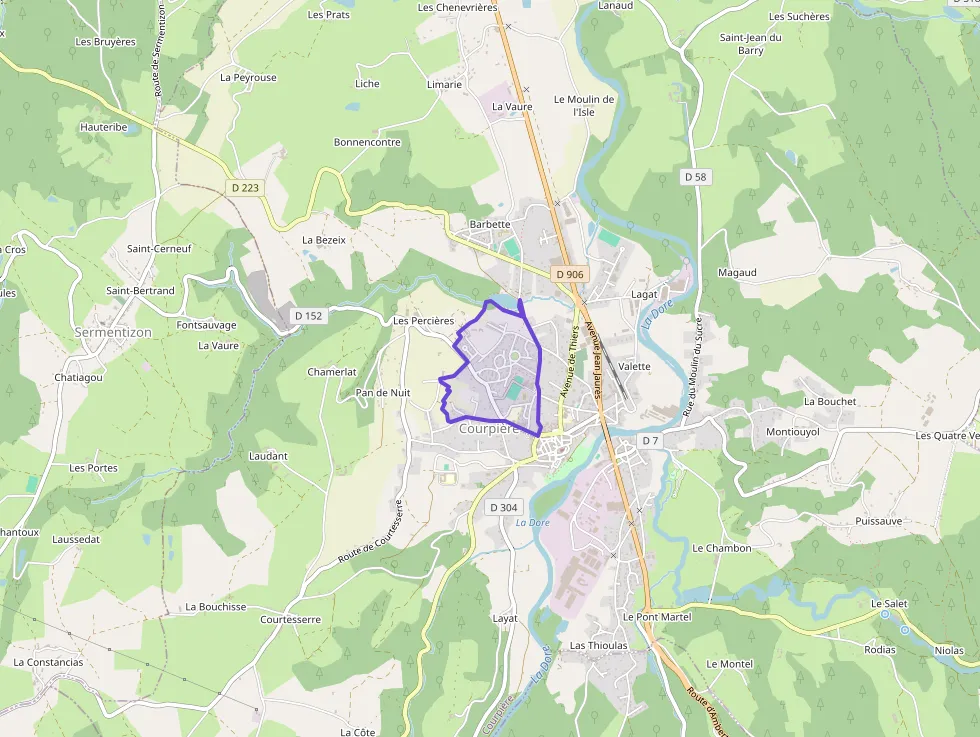 Maison 56 m² trois pièces à vendre à Courpière