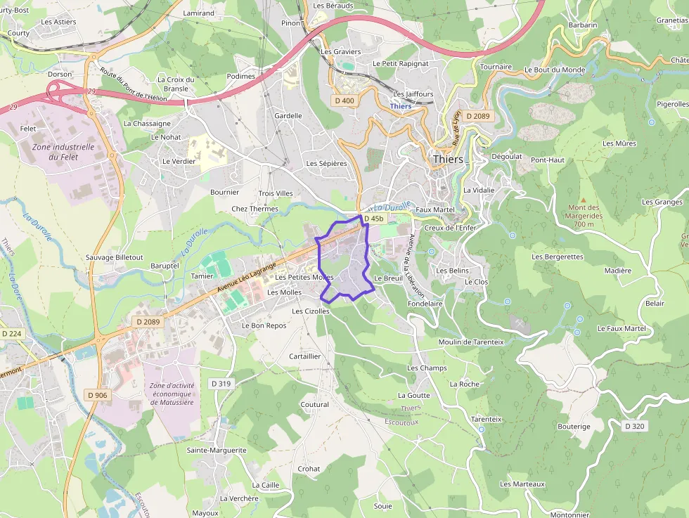 Maison 84 m² quatre pièces à vendre à Thiers