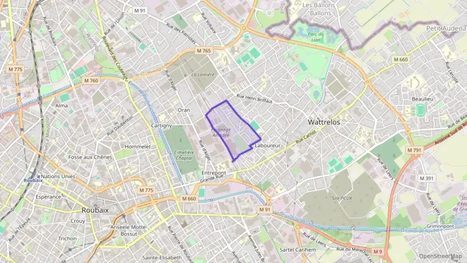 Maison 67 m² trois pièces à vendre à Wattrelos Maison 67 m² trois pièces à vendre à Wattrelos