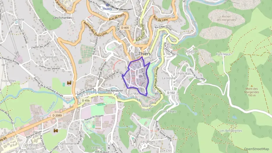Maison 50 m² trois pièces à vendre à Thiers